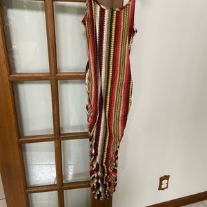 T strap stretchy dress